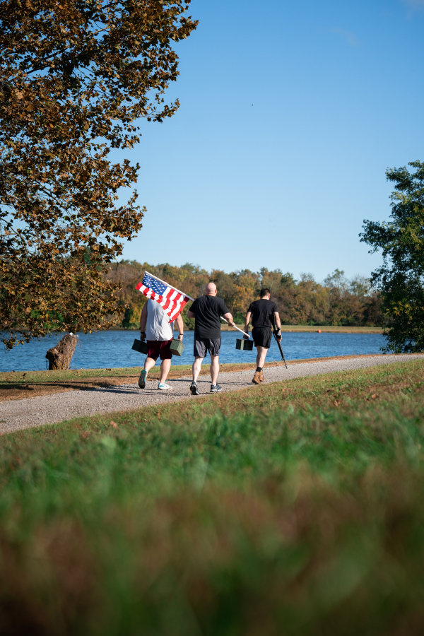Lakeside Trail: Squad Running with M16 Rifle & Ammo Cans