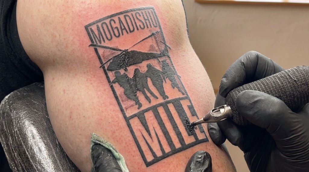 Mogadishu Mile Tattoo Session